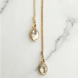 SAPRAA TRENDS Women Gold-Plated Floral Pendants with Chains image 5