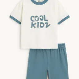 Thiya Boys Printed T-shirt with Shorts-picture-36