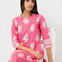 max Women Floral Embroidered Thread Work Kurta-picture-37