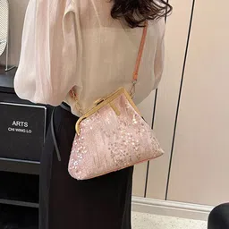 StyleCast Women Embellished Crossbody Sling Bag image 4