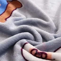 Butterthief Grey & Grey Cartoon Characters Microfiber Heavy Winter 210 GSM Blanket image 5