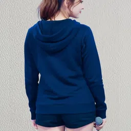 Moda Rapido Women Fleece Lightweight Open Front Jacket image 2