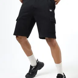 glitchez Men Regular Fit Knee Length Cotton Cargo Shorts-picture-37