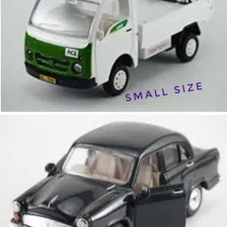 centy Tata Ace white & Ambassador Toy Black combo back (Small size)-picture-41