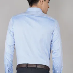 van heusen Men Slim Fit Self Design Formal Shirt image 4