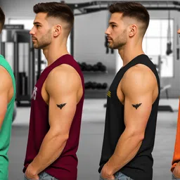 fuzer Pack of 4 Men Vest image 3