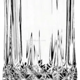 dinehour store (Pack of 6) (Pack of 6) Crysat Clear Glass (220ML) Glass Set Glass (220 ml, Glass, Clear) Glass Set Water/Juice Glass image 4