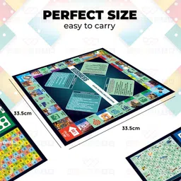 wembley 5in1 Business Game Board Games Set with Ludo Snakes and Cricket Educational Toy Board Game Accessories image 2