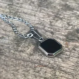 whitechimes Silver Stainless Steel Pendant Set image 1