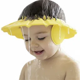 ufrez Adjustable Baby Bath Shower Cap | Eye & Ear Protection Shampoo Hat for Kids-picture-12