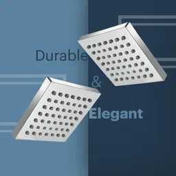 johnson Ocean Square Overhead Shower without Shower Arm Fixed Mount image 4