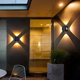 SPARK WORLD Black Metal Spherical Shaped Wall Lamp image 5