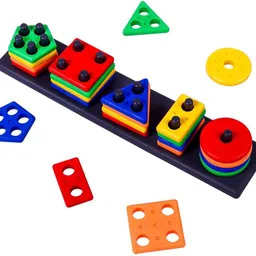 gamloid Geometric Shape Sorting & Stacking Toy For kids Early Learning-picture-16