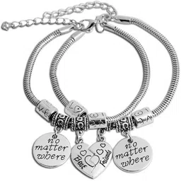 yellow chimes Metal Sterling Silver Charm Bracelet-picture-26
