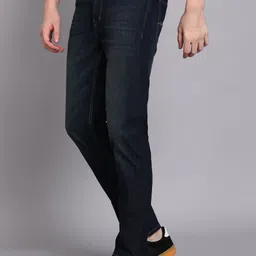 numero uno Men Slim Mid Rise Blue Jeans image 3