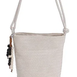 StyleCast x Revolte Textured Bucket Sling Bag image 5