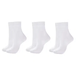 MUKHAKSH Men Pack Of 3 Ankle Length Cotton Socks-image-63