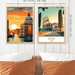 WALLLANE Brown Wood Wall Art image 3