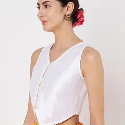 studio rasa Chroma Button Down Embellished Blouse image 3