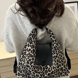 LULU & SKY Animal Textured PU Oversized Structured Handheld Bag with Cut Work image 3