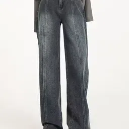 LULU & SKY Women Straight Fit High-Rise Highly Distressed Heavy Fade Jeans-picture-15