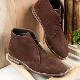 Teakwood Leathers Men Lace-Up Leather Ankle Boots-picture-14
