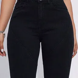 NU CLOTHS Women Jean Regular Fit High-Rise Stretchable Denim Jeans image 4