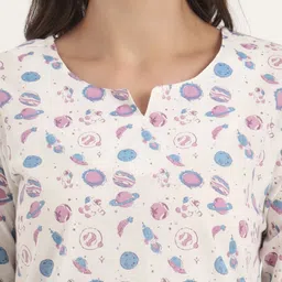 BAESD Printed Pure Cotton Tunic With Trousers Co-Ords image 2