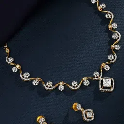Cierra Splendid Gold-Plated AD Studded Jewellery Set-picture-51
