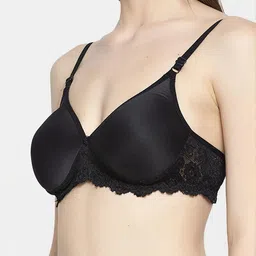 samvar Women Cotton Black,Pink Padded Non-Wired Lingerie Bra Sport wear Gym Crop Tank Top image 4