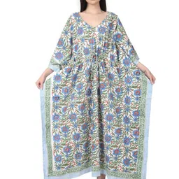 Fabric Venue Floral Print Kaftan Maxi Dress-picture-26