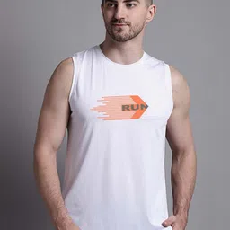 Friskers Men Colourblocked V-Neck Applique T-shirt-image-84