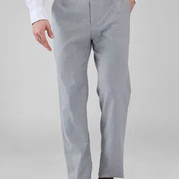 Raymond Woven Design Contemporary Fit Formal Trousers-picture-36