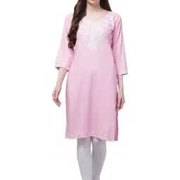 Aura Glam Women Viscose Rayon A-Line Kurtas-image-28
