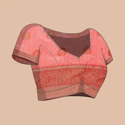 NIKATT Woven Design Zari Silk Blend Handloom Banarasi Saree image 2