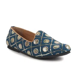 FAUSTO Men Slip On Ethnic - Embellished Lightweight Mojaris-picture-27
