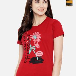 Tromko Women Typography Printed T-shirt-picture-14