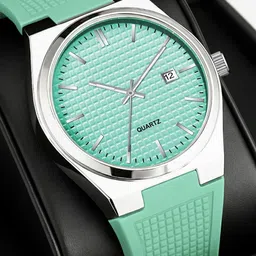 SWADESI STUFF Men Dial & Straps Analogue Watch AKASH SILICON SKY 9 image 2