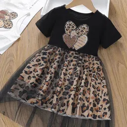 YK Girls Round Neck Fit & Flare Dress-picture-31