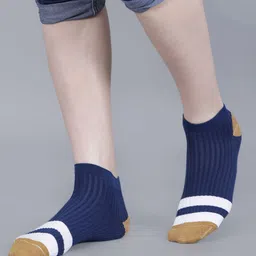 Dollar Pack of 5 Men Cotton Free Size Ankle Length Socks image 5