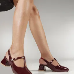 TRYME Women Block Heels Mules image 2