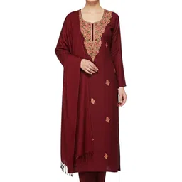 Vrinde Embroidered Unstitched Dress Material-picture-24