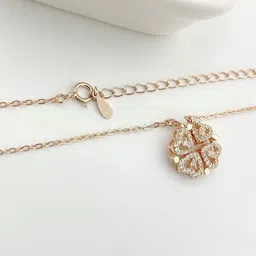 Anouk Gold-Plated American Diamond Studded Chain image 5