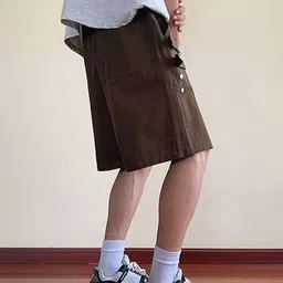 StyleCast x Revolte Men Regular Fit Mid-Rise Cargo Shorts image 4