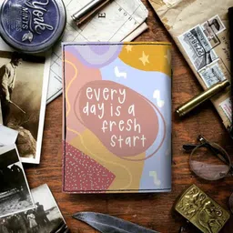 di-kraft Printed Designer leather cover Diary with Lock For Office|Gift|SIZE 5*7 INCHES A5 Diary unruled 200 Pages image 4