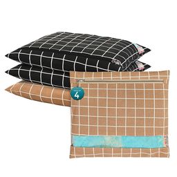 Kuber Industries Brown Set of 4 Regular Multi-Utility Organisers-picture-38