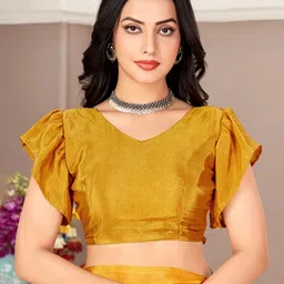 LeeliPeeri Designer Floral Silk Blend Saree image 5