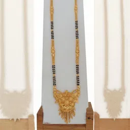 Ramdev Art Fashion Jwellery Brass Gold Plated Mangalsutra-picture-32