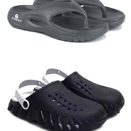 PENNEN Men Set Of 2 Clogs & Thong Flip-Flops-picture-12