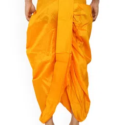 FANZI Men Selection Of 2 Silk Dhotis image 3